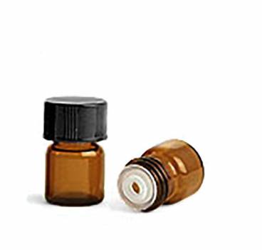Amber Glass Bottles w/ Orifice Reducers